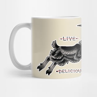 Black Phillip "LIVE DELICIOUSLY" Mug